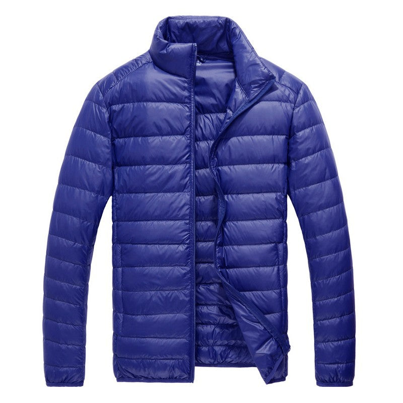 Down Jacket Men Fall Winter Men's Youth Lightweight Stand-up