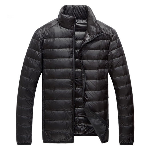 Down Jacket Men Fall Winter Men's Youth Lightweight Stand-up