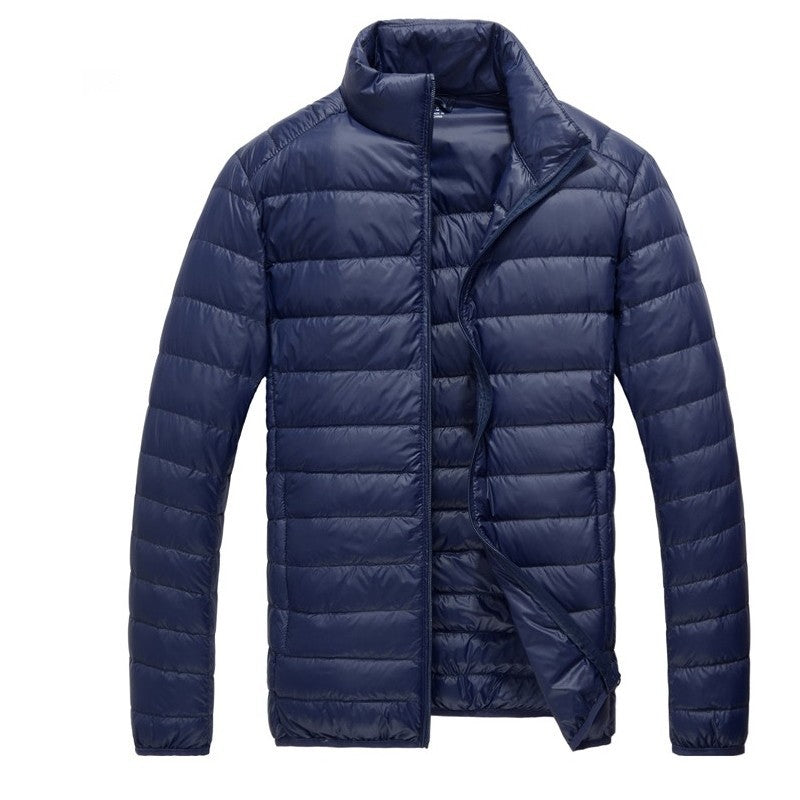 Down Jacket Men Fall Winter Men's Youth Lightweight Stand-up