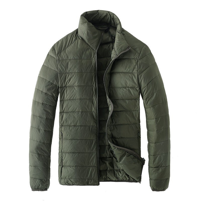 Down Jacket Men Fall Winter Men's Youth Lightweight Stand-up