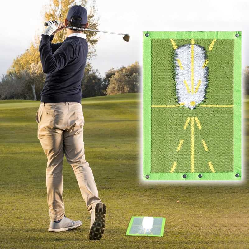 Golf Training Mat for Swing Detection